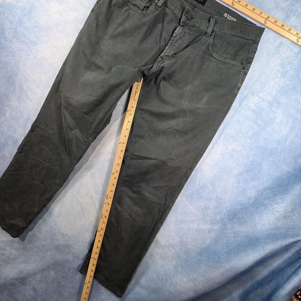 Big Star Division 15 Modern Straight‎ Pants Mens 36S Charcoal Gray Nova XVI